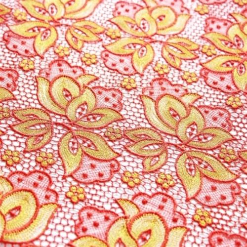 Polyester Embroidery Fabric